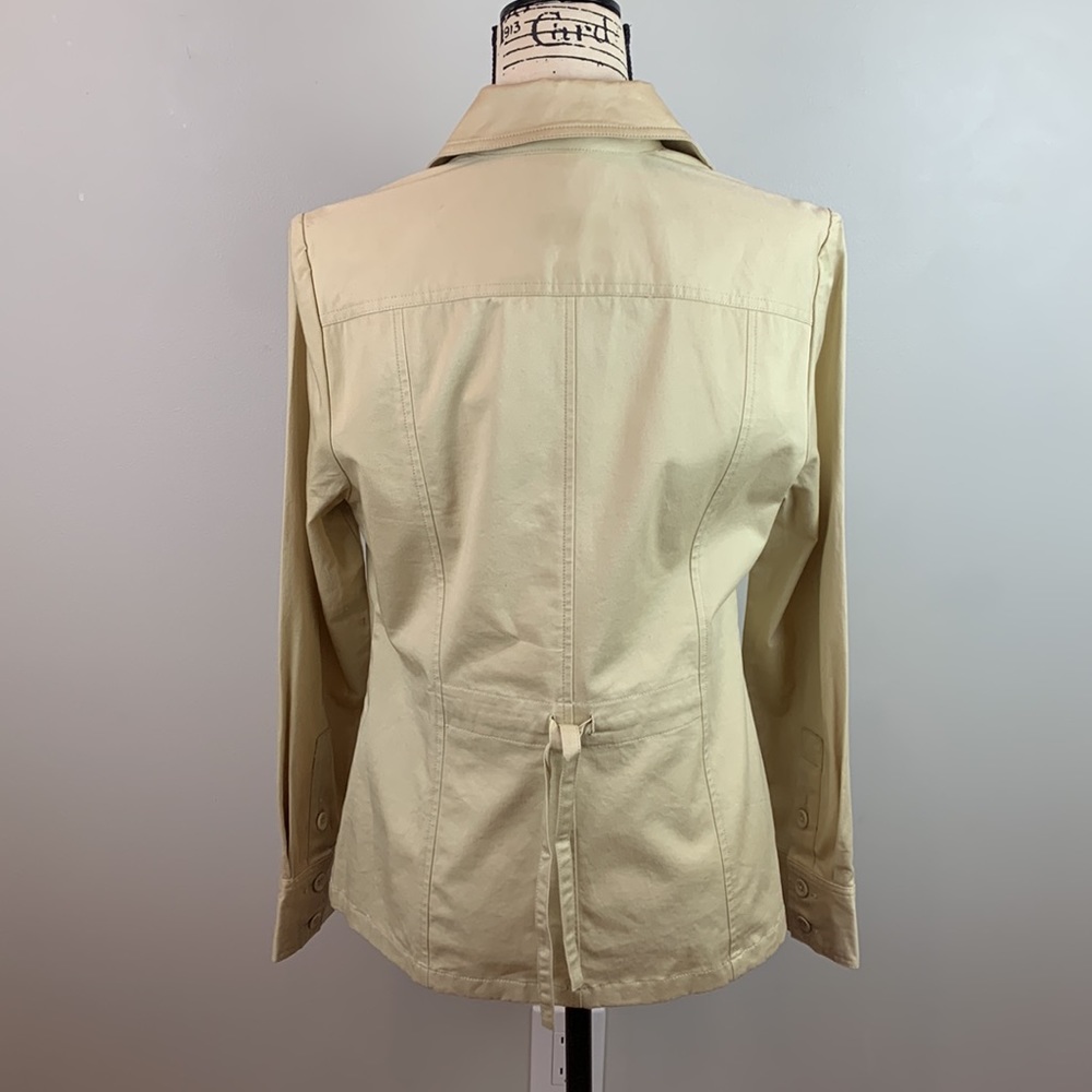 Willi Smith Khaki Safari Jacket NWT - Picture 3 of 9